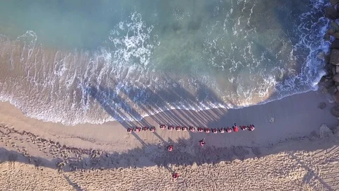Commando training soldiers during early morning exercise routine. Stock Footage 125480236