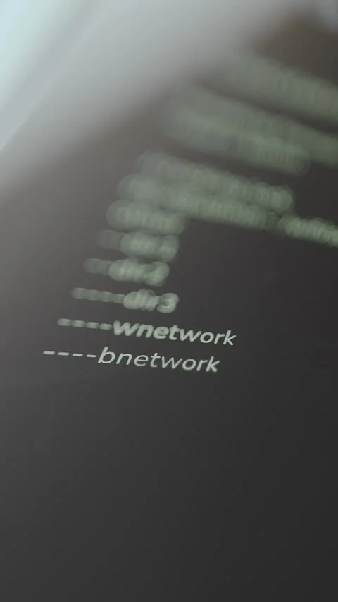 Commands for accessing a network, message SUCCESS, Password Cracked. Ethical Stock Footage 329752385