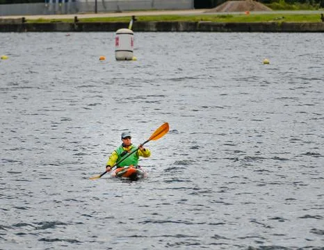 Commence the Triathlon Stock Photos