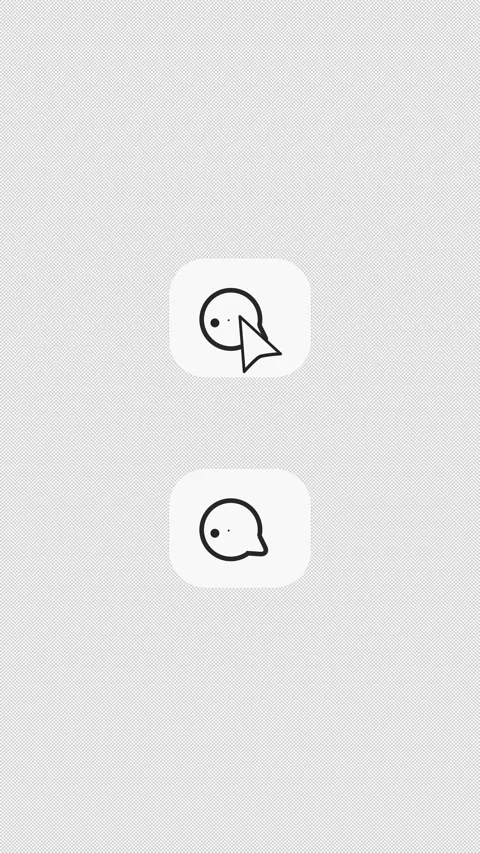 Comment Button Animation for Vertical Videos – Transparent background 4K Stock Footage 323931303