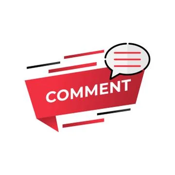 Comment button icon vector for social media. Comment icon Vector illustration Stock-Illustration