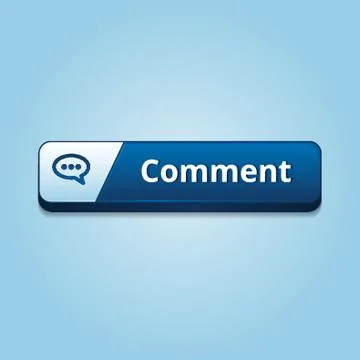 Comment Button Stock Illustration