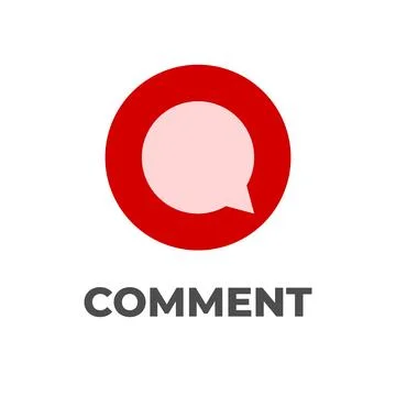 Comment button Stock Illustration