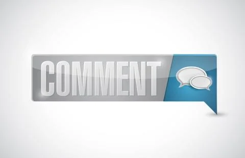 Comment button illustration design イラスト素材
