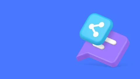 Comment chat message sharing social network internet communication copy space 스톡 일러스트