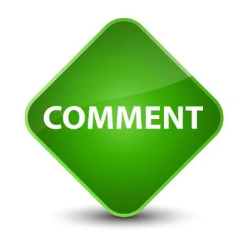 Comment elegant green diamond button イラスト素材