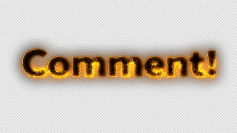 Comment! Flame Lines Stock Footage 309474740