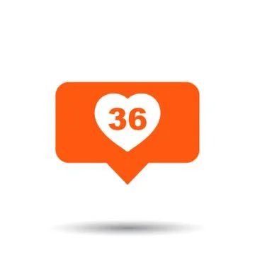 Like, comment, follower icon. Flat vector illustration with speech bubble on  Stock Illustration