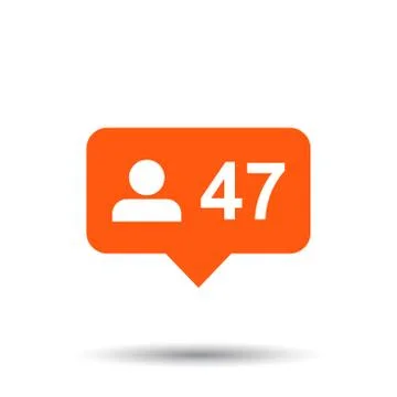 Like, comment, follower icon. Flat vector illustration with speech bubble on  스톡 일러스트