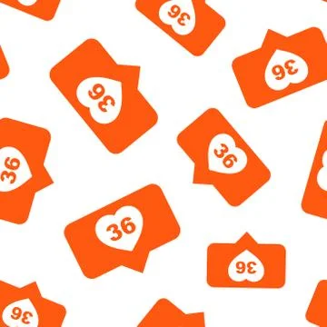 Like, comment, follower seamless pattern background. Business flat vector ill イラスト素材