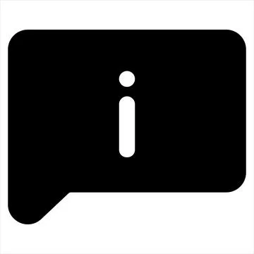 Comment glyph icon vector illustration isolated on white background Stock Illustration