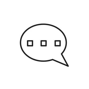 Comment icon (2) vector set collection for web Stock Illustration