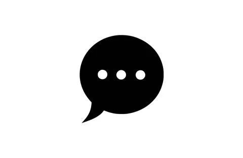 Comment icon flat vector illustration. 스톡 일러스트