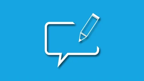 Comment icon Stock Footage 159239456
