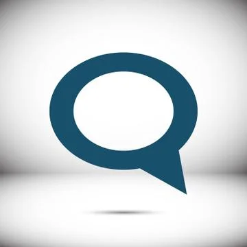 Comment icon stock vector illustration flat design 스톡 일러스트