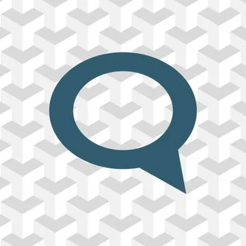 Comment icon stock vector illustration flat design 스톡 일러스트