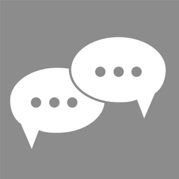 Comment icon. Stock vector illustration. 스톡 일러스트