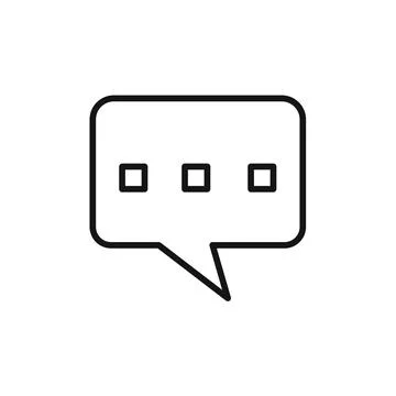 Comment icon vector set collection for web Stock Illustration