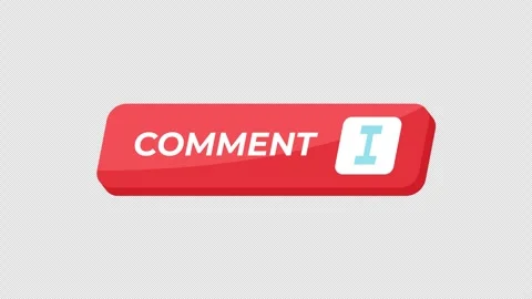 Comment isometric UI button animation Stock Footage 332232492