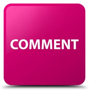 Comment pink square button イラスト素材
