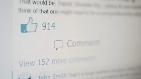 Like Comment Section ProRes4K Stock Footage 229929547