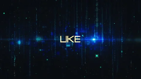 Like Comment Share Subscribe Thank You For Watching glitch text Stock Footage 253406260