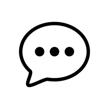 Comment speech bubble icon. Talk and annotation. Vector. Stock Illustration