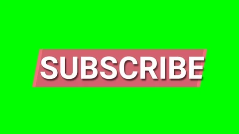 Like, Comment, Subscribe Animated Call to Action on Green Background Stock Footage 106810731