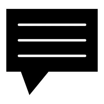 Comment Vector Icon Design Illustration Stock Illustration