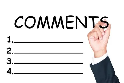 Comments list Stock Photos
