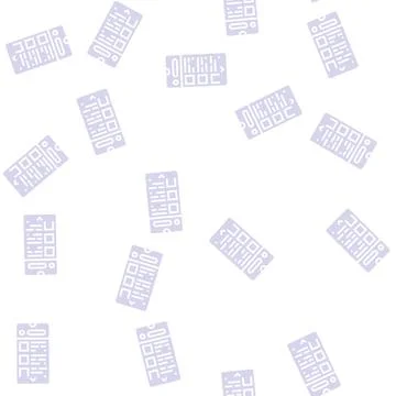 Commerce application glyph seamless pattern 스톡 일러스트