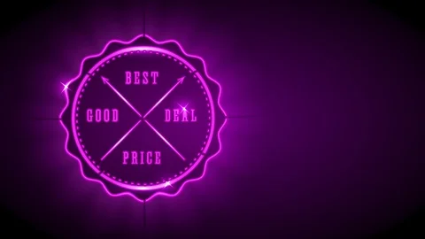 Commerce deal concept art designed with a circular shiny figure crafted with Stock Footage 129540900