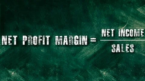 Commerce formulas displayed on digital frame. Stock Photos