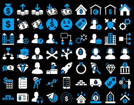 Commerce Icon Set Stock Illustration