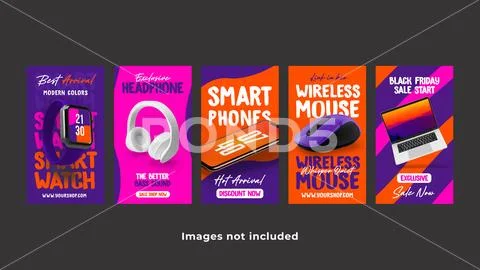 Commerce Instagram Stories Modello PSD