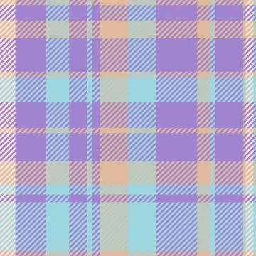 Commerce vector seamless background, duvet cover tartan pattern check. Fur .. Stock Illustration