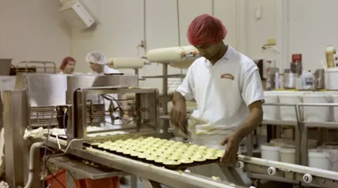 Commercial Bakery 2K Stock Footage 1075566