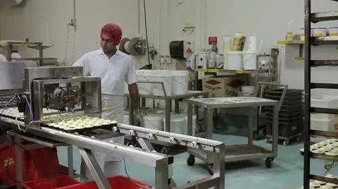 Commercial Bakery 2K Video stock 5500795