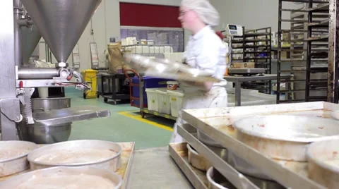 Commercial Bakery Stock Footage 8633162