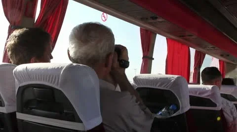 Commercial bus Video stock 8987664