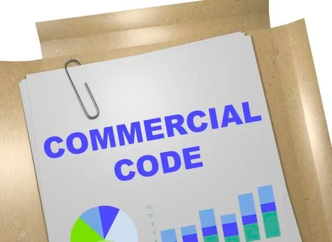 Commercial Code concept Stock-Illustration