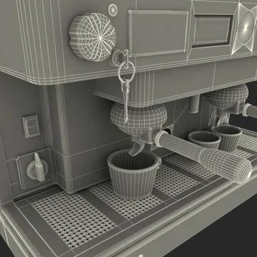 3D Model: Commercial Coffee Machine #90935411 | Pond5