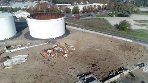 Commercial Demolition Stock Footage 166520146