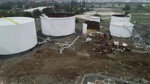 Commercial demolition Stock Footage 166520783