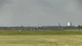Commercial jet landing HD Footage