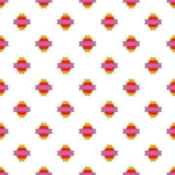 Commercial label pattern, cartoon style Illustrazione stock