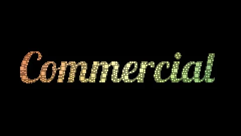 Commercial Lending Pixelated Text Changing Looping Squares With Glitch Effect Vídeo Stock 113882055