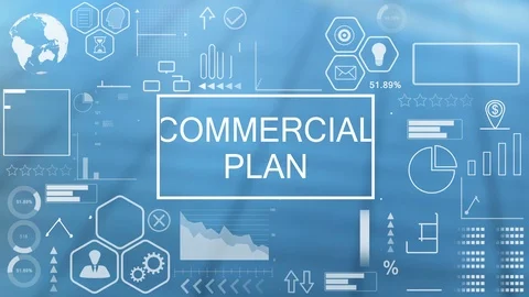 Commercial Plan, Animated Typography Stock Footage 116358031