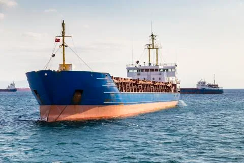 Commercial Ship Foto stock