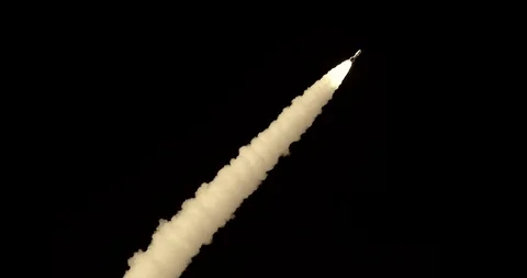 Commercial space rocket launch Vídeo Stock 90829275